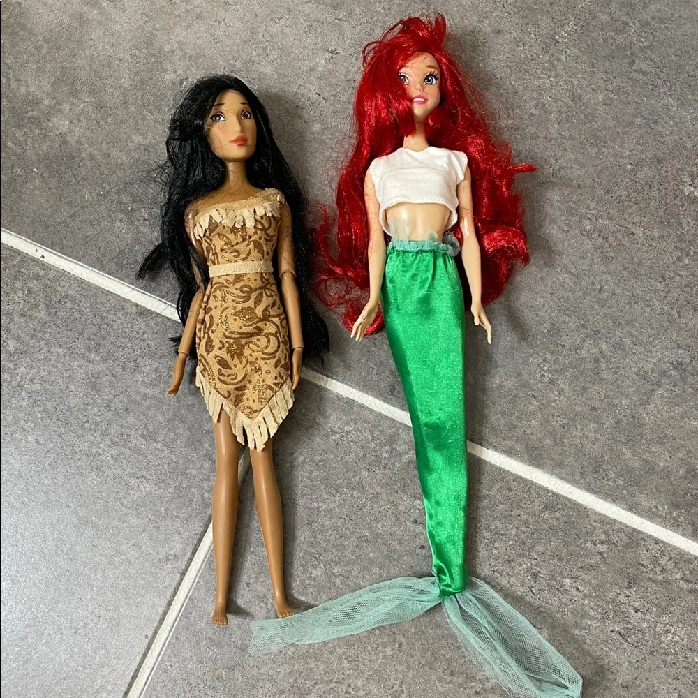 10‎ Piece Bundle Disney Doll Collection